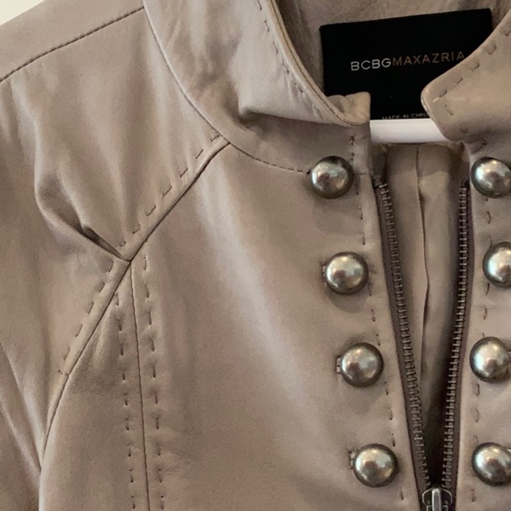 BCBG leather jacket - Picture 2 of 4